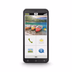 Emporia SMART.5mini, 12,6 cm (4.95"), 4 Go, 64 Go, 13 MP, Android 13, Noir