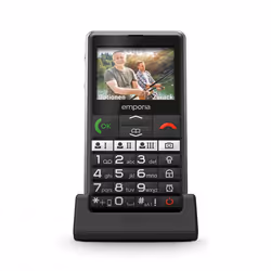 Emporia emporiaPURE-LTE 5,87 cm (2.31") 107 g Noir Téléphone pour seniors - Vue supplémentaire 5