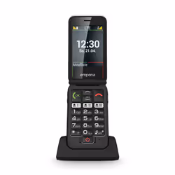 Emporia emporiaJOY-LTE 7,11 cm (2.8") 115 g Noir Téléphone pour seniors - Vue supplémentaire 6