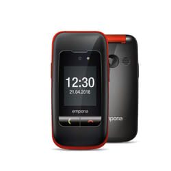 Emporia ONE 6,1 cm (2.4") 103 g Noir, Rouge