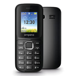 Emporia emporia313 4,5 cm (1.77") 64,6 g Noir Téléphone pour seniors