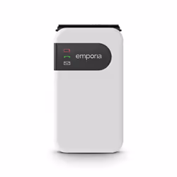 Emporia SIMPLICITYglam, Clapet, 7,11 cm (2.8"), 240 x 320 pixels, Bluetooth, 1300 mAh, Blanc