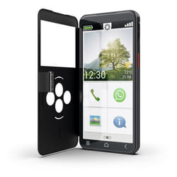 Emporia emporiaSMART.7lite 13,8 cm (5.45") SIM unique Android 15 4G USB Type-C 6 Go 128 Go 3500 mAh Noir