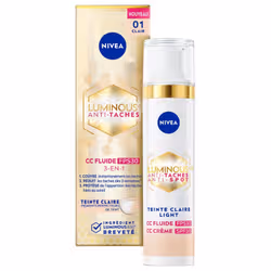NIVEA CC Fluide Foncé Cellular Luminous630® 3-en-1 FPS30