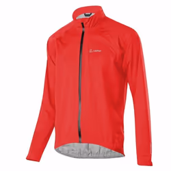 Veste de vélo homme Loeffler Prime Goretex Active - Rouge - Imperméable et respirante