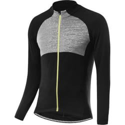 Maillot de cyclisme - Löffler - Laine Mérinos - Isolation thermique - Manches longues - Gris mélangé