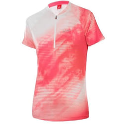 Löffler maillot de cyclisme HZ Cloudy dames polyester rouge/blanc