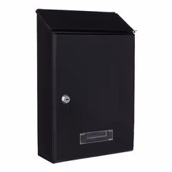 Rottner T02938, Boîte aux lettres encastrable, Acier, Noir, Clé, 1 pièce(s), 235 mm