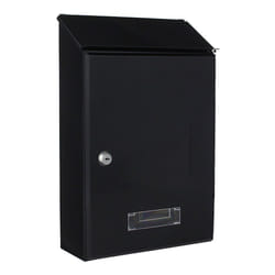 Rottner T02938 boîte aux lettres Noir Boîte aux lettres encastrable Acier