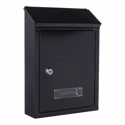 Rottner T02954, Boîte aux lettres encastrable, Acier, Noir, Gris, Clé, 1 pièce(s), 215 mm