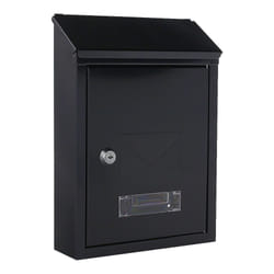 Rottner T02954 boîte aux lettres Noir, Gris Boîte aux lettres encastrable Acier