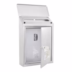 Rottner Udine boîte aux lettres Argent Boîte aux lettres encastrable Acier