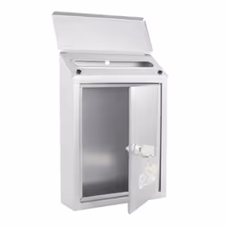 Rottner Udine boîte aux lettres Argent Boîte aux lettres encastrable Acier