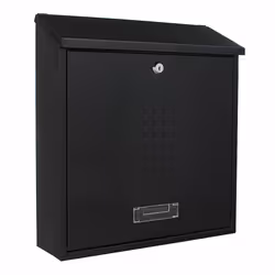Rottner T03430, Boîte aux lettres encastrable, Acier, Noir, Clé, 1 pièce(s), Haut