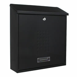 Rottner T03430 boîte aux lettres Noir Boîte aux lettres encastrable Acier