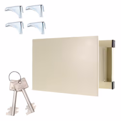 Rottner T02474 coffre-fort Coffre-fort mural 9,96 L Beige