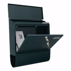 Rottner T03960 boîte aux lettres Vert Boîte aux lettres encastrable Acier