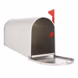 Rottner T00215 boîte aux lettres Argent Boîte aux lettres sur pied Aluminium