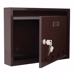 Rottner T04566 boîte aux lettres Marron Boîte aux lettres encastrable Acier