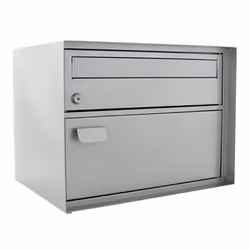 Rottner T04642, Boîte aux lettres encastrable, Acier, Argent, Clé, 1 pièce(s), Devant