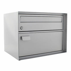Rottner T04642 boîte aux lettres Argent Boîte aux lettres encastrable Acier
