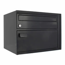 Rottner T04643 boîte aux lettres Noir Boîte aux lettres encastrable Acier