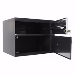 Rottner T04643 boîte aux lettres Noir Boîte aux lettres encastrable Acier