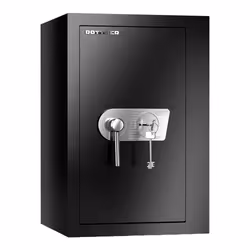 Rottner T04658, Coffre-fort indépendant, Noir, Clé, 77 L, A poser/à emmurer, 2 étagères