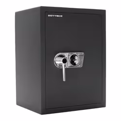 Rottner T04684, Coffre-fort indépendant, Noir, Clé, 76 L, A poser/à emmurer, 2 étagères
