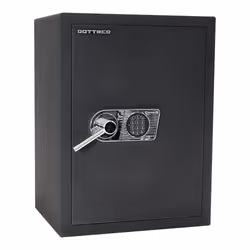 Rottner T04685, Coffre-fort indépendant, Noir, Électronique, 76 L, A poser/à emmurer, 2 étagères