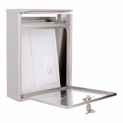Rottner T04701 boîte aux lettres Acier inoxydable Boîte aux lettres encastrable