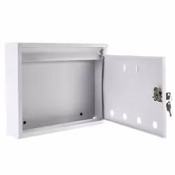 Rottner T04748 boîte aux lettres Blanc Boîte aux lettres encastrable Acier