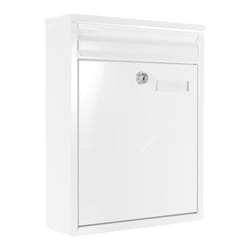 Rottner T04751 boîte aux lettres Blanc Boîte aux lettres encastrable Acier
