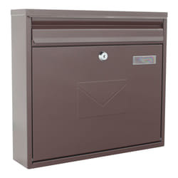 Rottner T04771 boîte aux lettres Marron Boîte aux lettres encastrable Acier