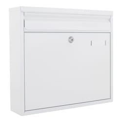 Rottner T04772 boîte aux lettres Blanc Boîte aux lettres encastrable Acier