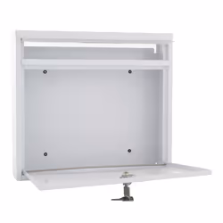 Rottner T04772 boîte aux lettres Blanc Boîte aux lettres encastrable Acier