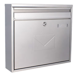 Rottner T04779 boîte aux lettres Argent Boîte aux lettres encastrable Acier