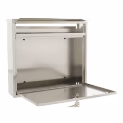 Rottner T04780 boîte aux lettres Blanc Boîte aux lettres encastrable Acier inoxydable