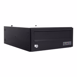 Rottner T05830, Boîte aux lettres encastrable, Acier, Noir, Clé, 1 pièce(s), 305 mm