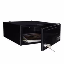 Rottner T05830 boîte aux lettres Noir Boîte aux lettres encastrable Acier