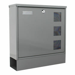 Rottner T06049 boîte aux lettres Gris Boîte aux lettres encastrable