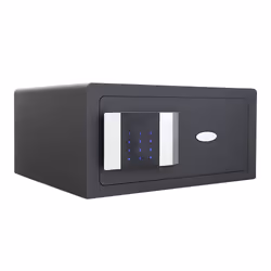 Rottner Prestige, Coffre-fort mural, Noir, Électronique, Clé, 26 L, Acier, Mur