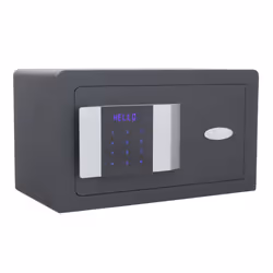 Rottner T06149, Coffre-fort indépendant, Anthracite, Code, Électronique, Clé, 10 L, AA, 350 mm
