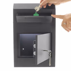 Rottner T06204 coffre-fort Coffre-fort mural 4,48 L Acier Gris