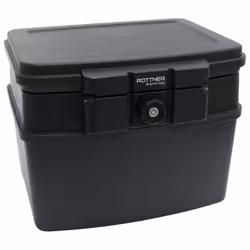 Rottner T06353, Boîte de rangement, Noir, Rectangulaire, Monochromatique, Intérieure, 17,68 L