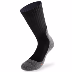 Lenz Trekking 5.0 Chaussettes, noir-gris, taille 35 - 38 pour Hommes
