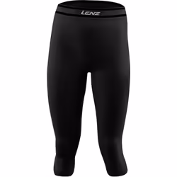 Lenz 6.0 Merino 3/4 Pantalon fonctionnel Lady, noir, taille M pour Femmes
