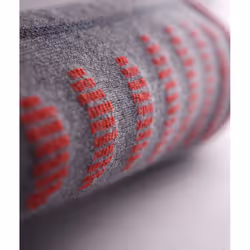 Lenz Heat Sock 5.1 Toe Cap Slim Chaussettes chauffantes, noir-gris-rouge, taille 42 - 44 pour Hommes - Vue supplémentaire 4