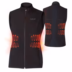 Lenz Heat 1.0 Gilet chauffant pour femmes, noir, taille M