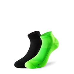 Chaussettes de Running Lenz - flashgreen/black - 42/44 - Homme - Respirant
